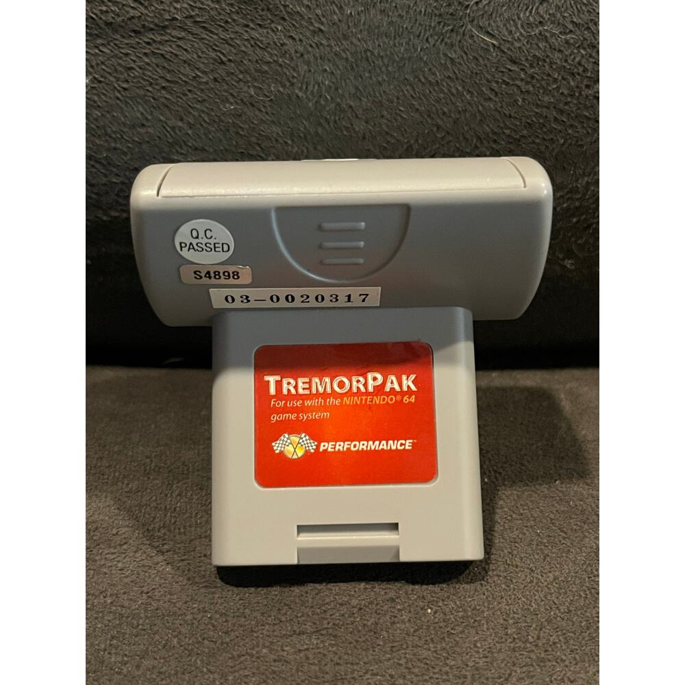 N64 Tremor Pak Plus Rumble Pack Nintendo 64 Controller Accessory